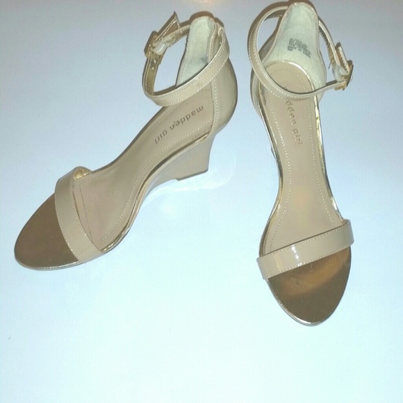 Madden Girl Shoes - Madden Girl Nude wedge