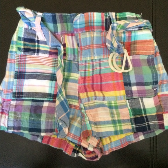 Ralph Lauren multi-color plaid shorts