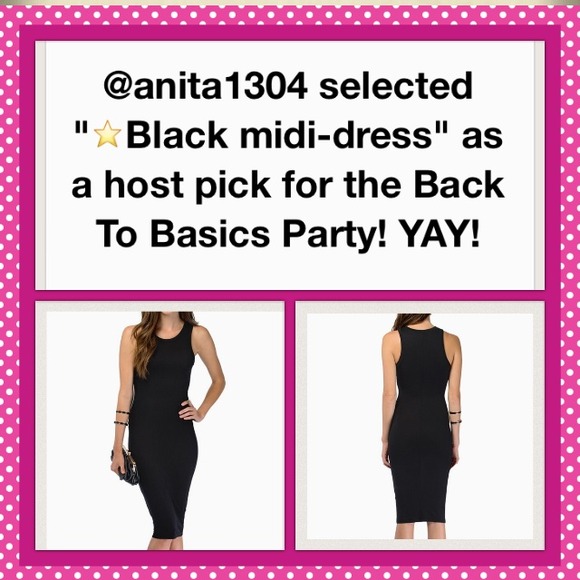 For Monica 🎉🎉Host pick 7/7/14 🎉🎉Black dress - Picture 3 of 4