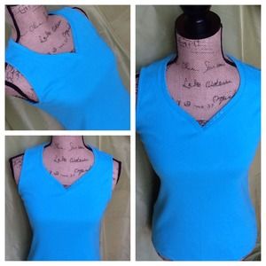 🍭 FABULOUS Fitted Aqua tank top! Oh so soft🌷