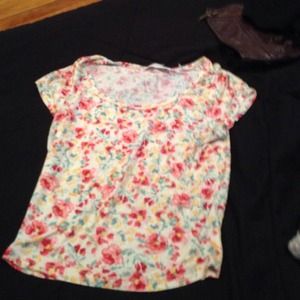 Floral crop top