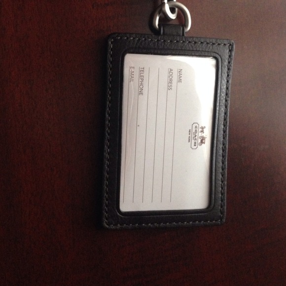 Coach lanyard