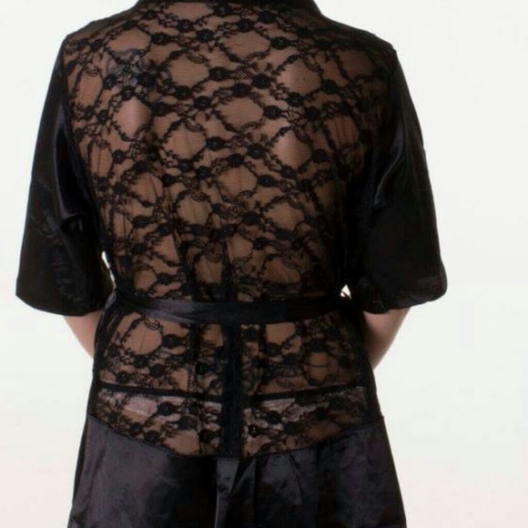 silk robe - Picture 2 of 2