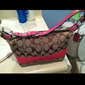 Pink Coach Purse