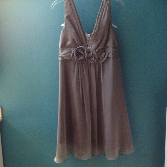 Size 16, grey bridesmaid dress, wore once.