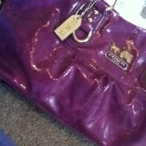 Coach Sabrina purple handbag. Rare find!