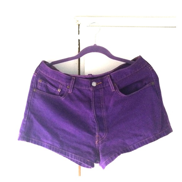 Vintage Purple Highwaisted Levis Urban outfitters
