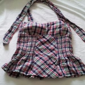 Plaid top