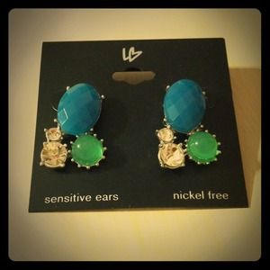 Lane Bryant Turquoise Fashion Earrings
