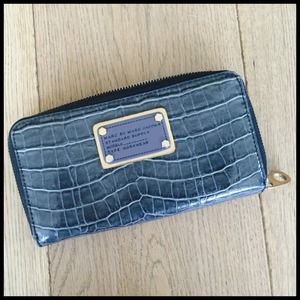 Marc by Marc Jacobs faux crocodile wallet