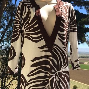 CZ bathing suit cover-up Med