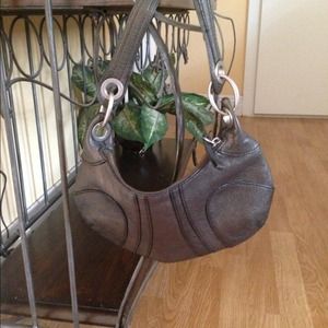 Banana Republic leather evening purse.