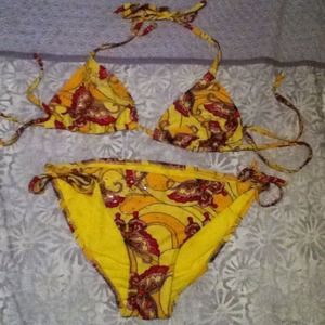 Yellow bikini/ swimsuit/ bathing suit