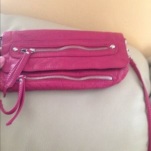 RESERVED Hot Pink Crossover bag