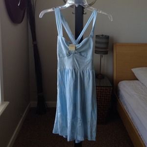 Baby blue mini sundress