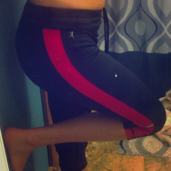 Spandex workout capris.