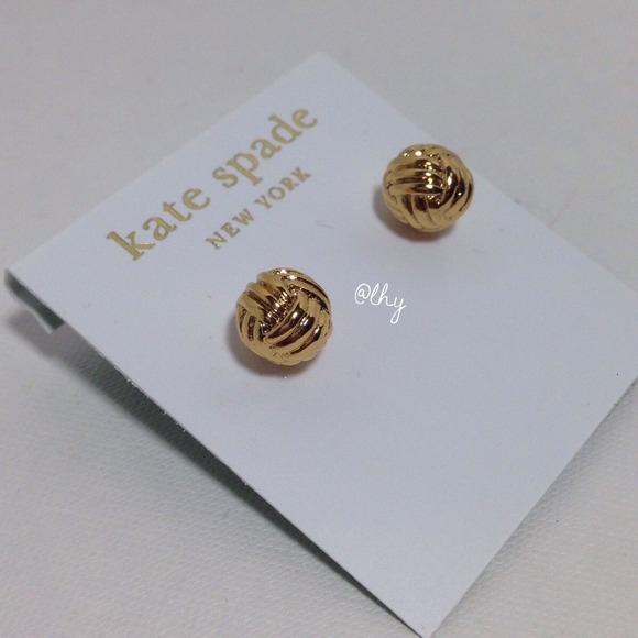 ❌SOLD❌Kate Spade "Know the Ropes" Stud Earrings - Picture 3 of 4