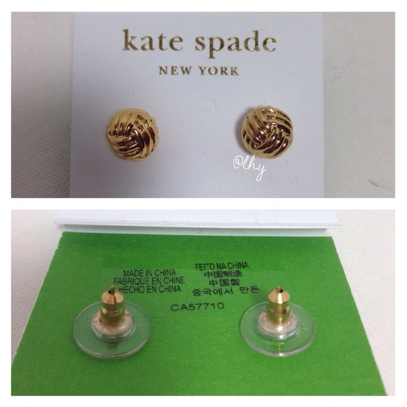 ❌SOLD❌Kate Spade "Know the Ropes" Stud Earrings - Picture 4 of 4