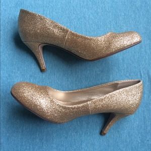 BOGO Free! Gold Glitter Heels