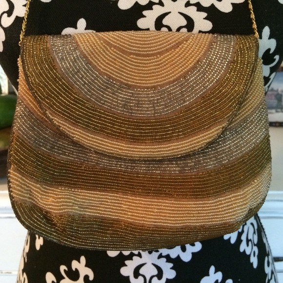 Vintage Beaded Evening Bag