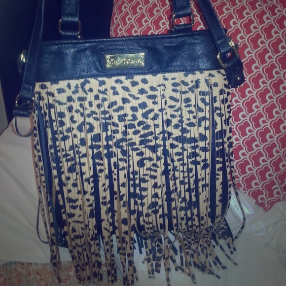 Betsy Johnson fringe purse