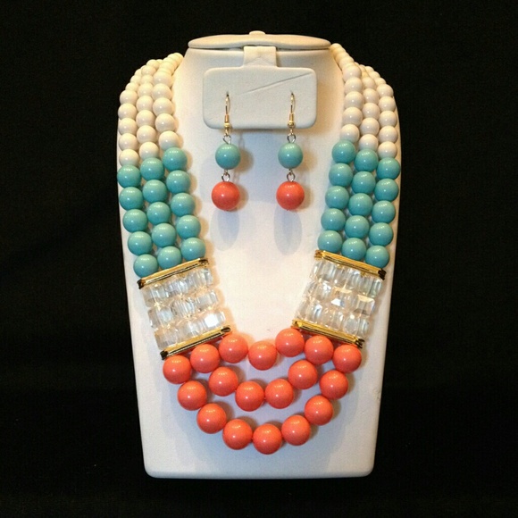 Necklace & Earrings - Picture 1 of 3