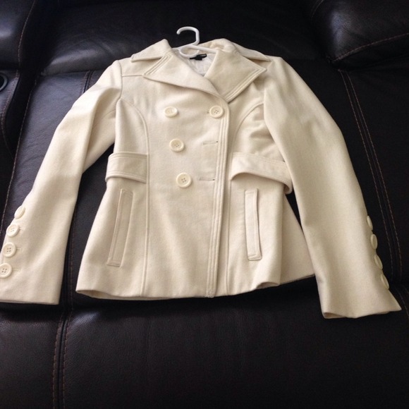 Guess cream pea coat