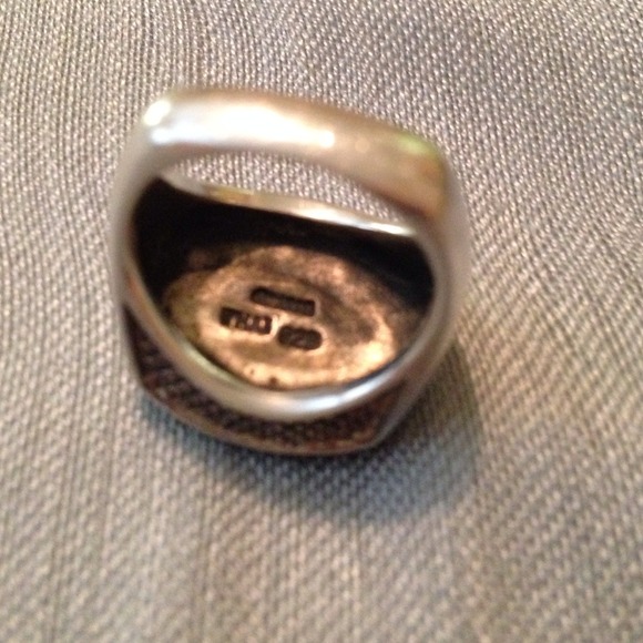 🍁Sterling Ring🍁Burnt Orange/Brownish🍁Stone🍁 - Picture 4 of 8