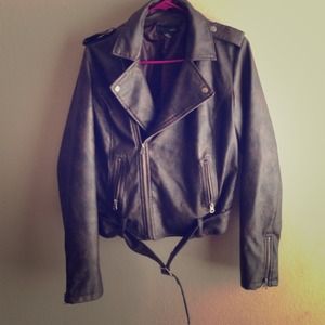 Leather jacket