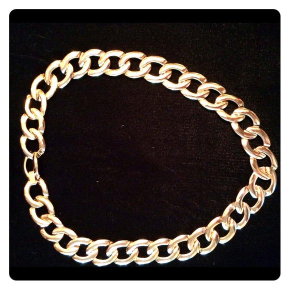 Vintage Gold colored chain necklace J.Crew style!