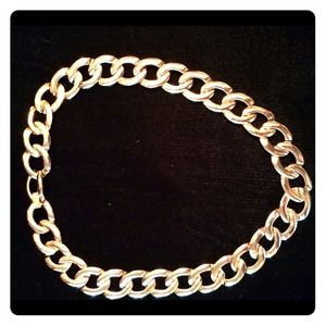 Vintage Gold colored chain necklace J.Crew style!