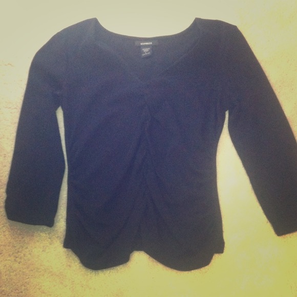 Never worn Express 3/4 length sleeve top