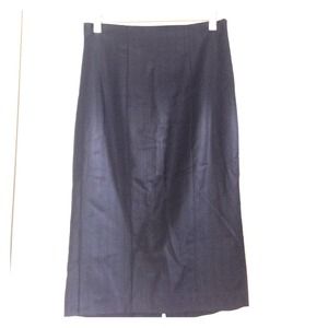 Bebe black pin stripe (red) pencil skirt