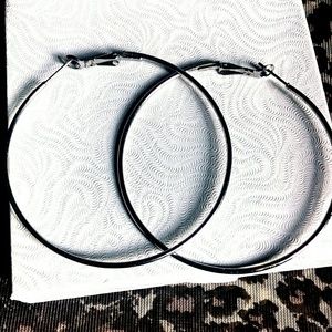 Silver Hoop Earrings