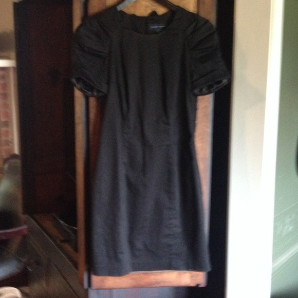 Black French Connection dress.