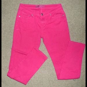 Hot Pink Skinny Jeans