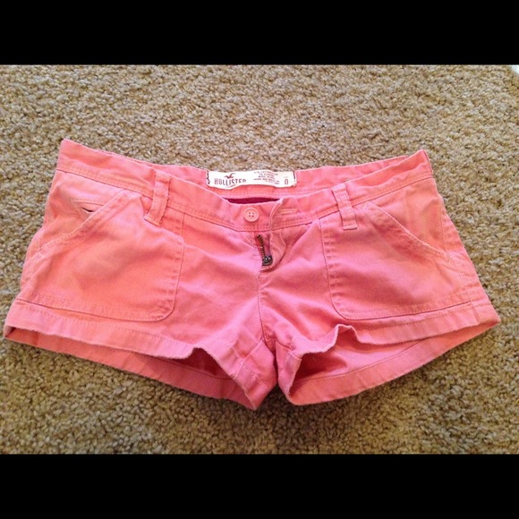 Pink hollister shorts