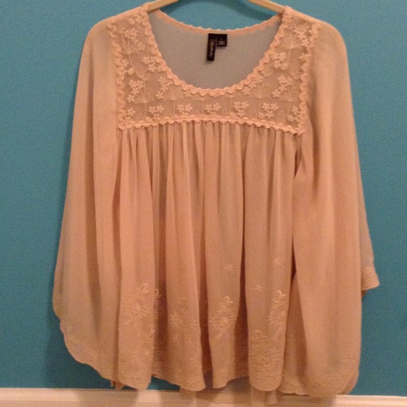 Flowy peasant blouse