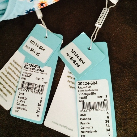 NWT Seafolly two piece vintage flair bathing suit! - Picture 4 of 4