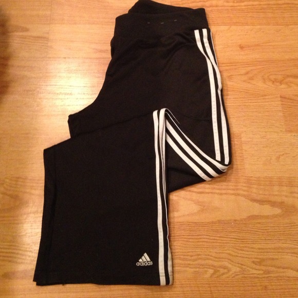 Adidas pants polyester workout pants