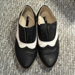 BDG Black White Oxfords from Urban Outfitters