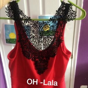 😱RED PEPLUM❤️😘