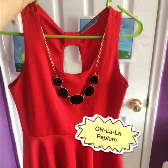 ❤️Red peplum❤️ - Picture 1 of 4