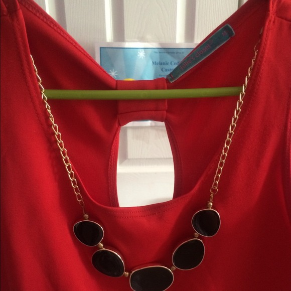 ❤️Red peplum❤️ - Picture 3 of 4
