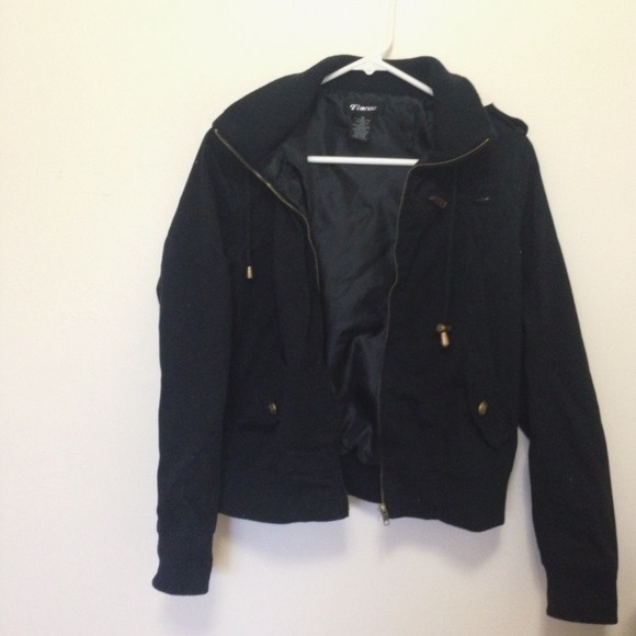 Black Bomber Jacket