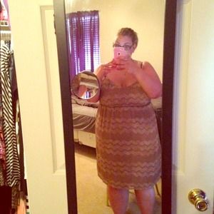 Old navy dress and gray sweater bundle