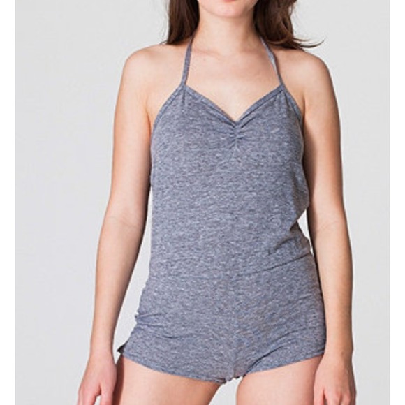 American Apparel Gray Romper