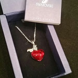 SWAROVSKI Red Crystal Pendant Necklace
