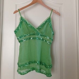 Bebe green tank
