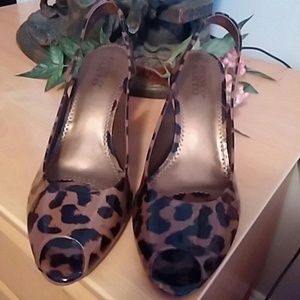 Reserved for Rinachka ,Animal print wedge